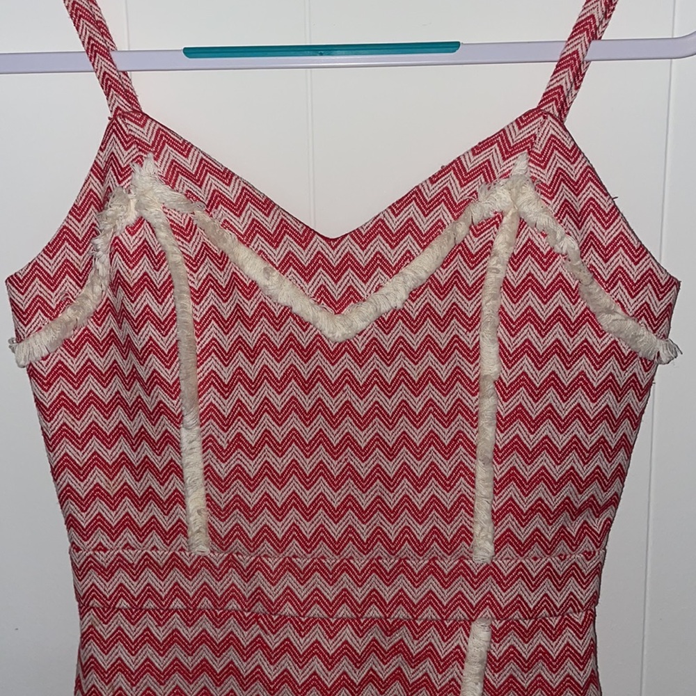 Chevron Spaghetti Strap Dress - image 2
